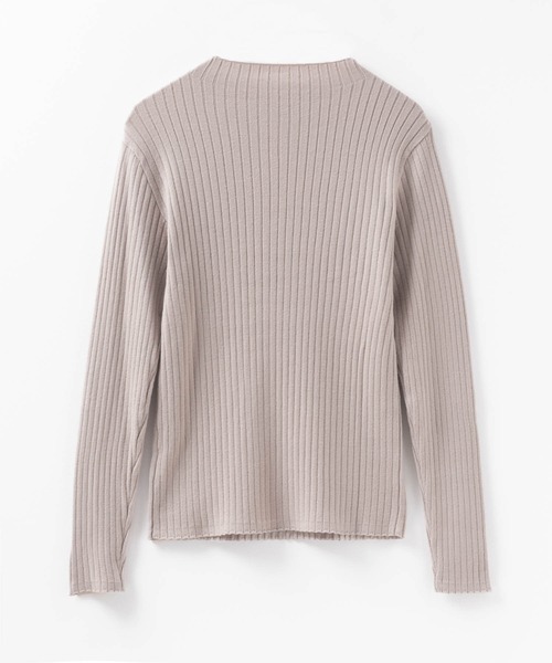 HusHusH（ハッシュアッシュ）の「HusHusH リブ ハイネックニット（ニット/セーター・レディース・プラム/オフホワイト/グレー/ブラック・M/L）」の20枚目の写真