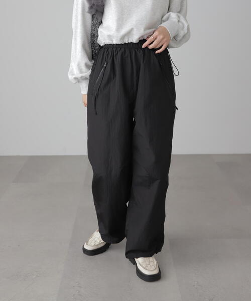 FREE'S MART（フリーズマート）の「◆ジップポケットパラシュートパンツ（その他パンツ・レディース・ブラック/グレー・LARGE/MEDIUM）」の14枚目の写真