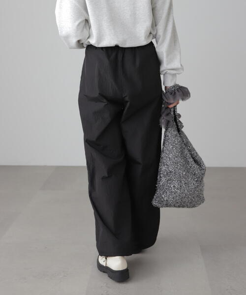 FREE'S MART（フリーズマート）の「◆ジップポケットパラシュートパンツ（その他パンツ・レディース・ブラック/グレー・LARGE/MEDIUM）」の12枚目の写真