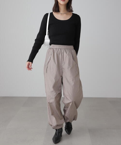 FREE'S MART（フリーズマート）の「◆ジップポケットパラシュートパンツ（その他パンツ・レディース・ブラック/グレー・LARGE/MEDIUM）」の22枚目の写真