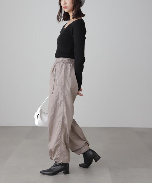 FREE'S MART（フリーズマート）の「◆ジップポケットパラシュートパンツ（その他パンツ・レディース・ブラック/グレー・LARGE/MEDIUM）」の19枚目の写真