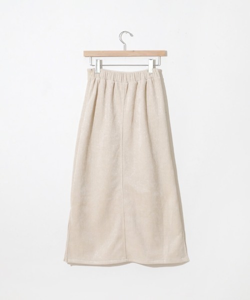 flower(フラワー)の「スパークルニットスカート(スカート・レディース・アイボリー/ブラック・FREE)」の21枚目の写真