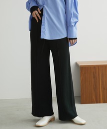 Aunt Marie's | ピンタックニットスラックスパンツ(スラックス)