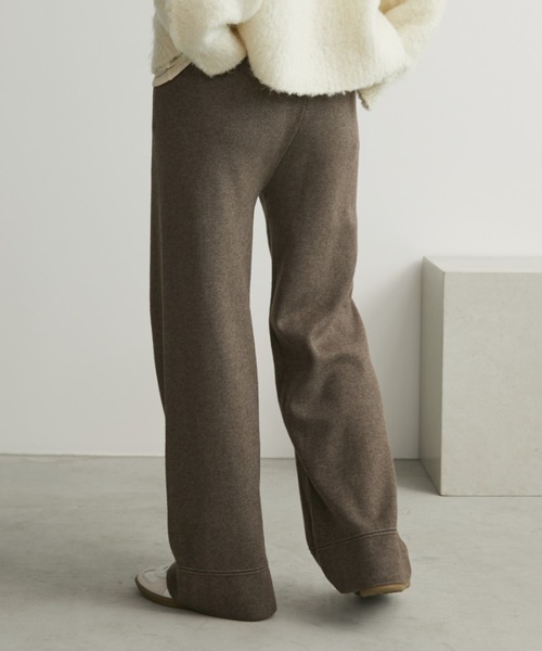 Aunt Marie's（アントマリーズ）の「ピンタックニットスラックスパンツ（スラックス・レディース・ブラック/ブラウン/ベージュ・FREE）」の21枚目の写真