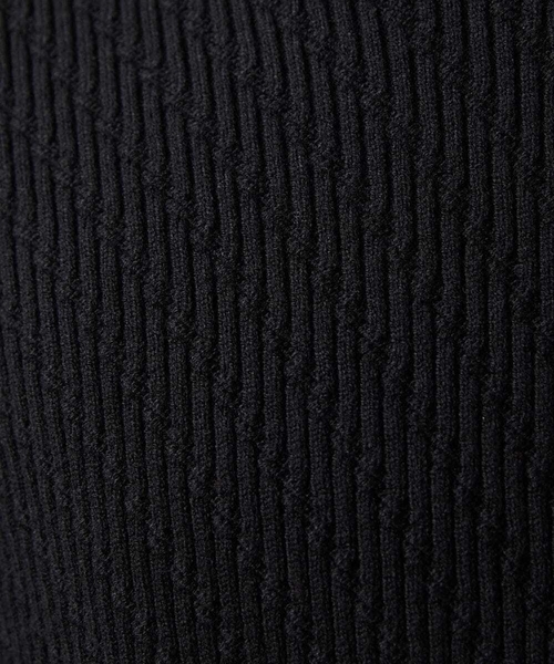 MK MICHEL KLEIN HOMME （エムケーミッシェルクランオム）の「【残りわずか/在庫限り/洗濯機で洗える】Vネックニット/バイヤスへリンボン（ニット/セーター・メンズ・ライトグレー/ボルドー/ブラック/ブルー/マスタード・48/51/46）」の12枚目の写真