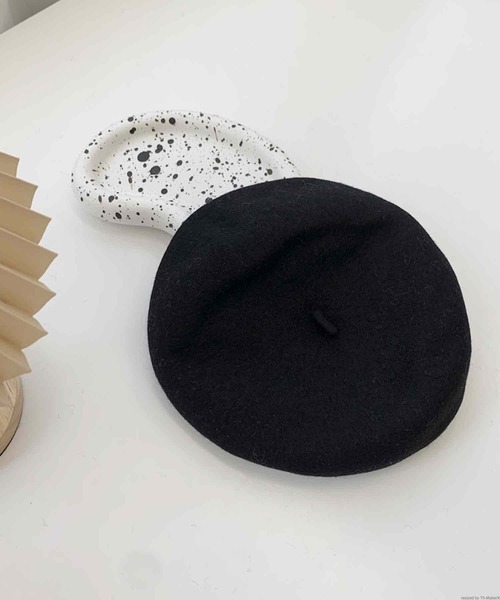 TONE SELECT GOODS（トーンセレクトグッズ）の「pur chouchou/シンプル ベレー帽 P4378（ハンチング/ベレー帽・レディース・グリーン/ブラウン/ライトグリーン/ベージュ/イエロー/ネイビー/ブルー/グレー/アイボリー/ブラック・FREE）」の2枚目の写真