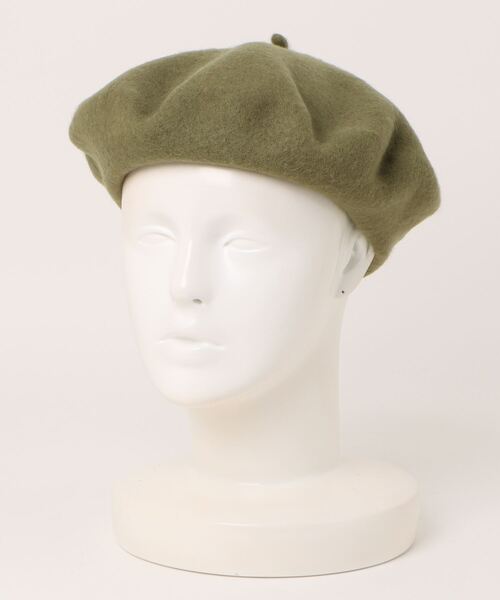 TONE SELECT GOODS（トーンセレクトグッズ）の「pur chouchou/シンプル ベレー帽 P4378（ハンチング/ベレー帽・レディース・グリーン/ブラウン/ライトグリーン/ベージュ/イエロー/ネイビー/ブルー/グレー/アイボリー/ブラック・FREE）」の17枚目の写真
