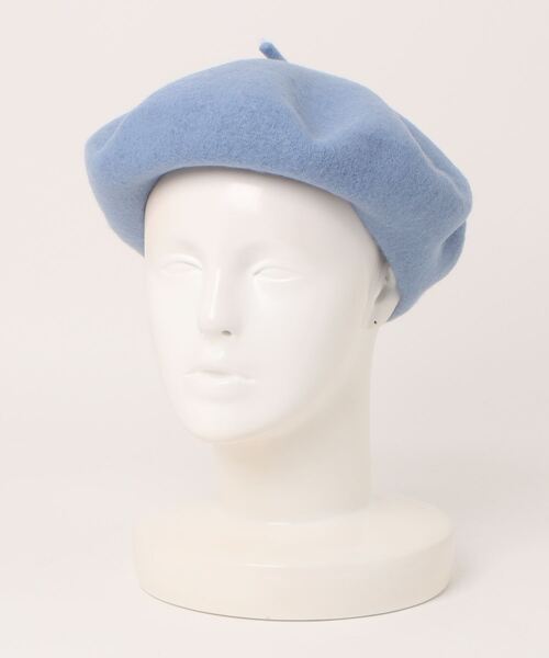 TONE SELECT GOODS（トーンセレクトグッズ）の「pur chouchou/シンプル ベレー帽 P4378（ハンチング/ベレー帽・レディース・グリーン/ブラウン/ライトグリーン/ベージュ/イエロー/ネイビー/ブルー/グレー/アイボリー/ブラック・FREE）」の21枚目の写真