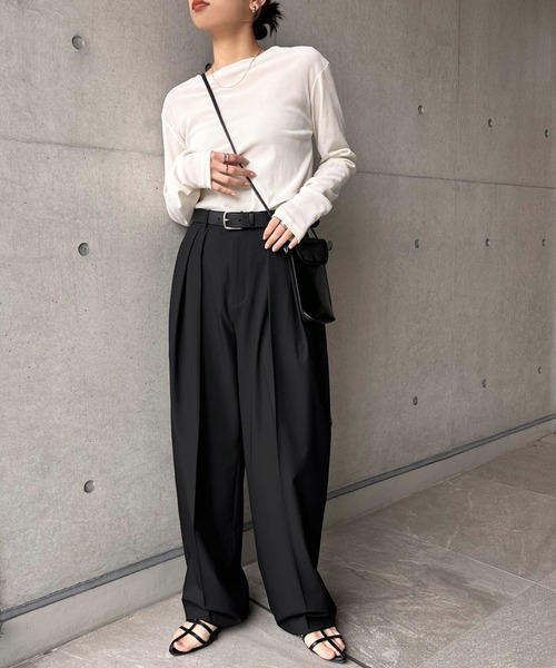 セール】TRストレッチダブルタックパンツ（その他パンツ）｜evernavy