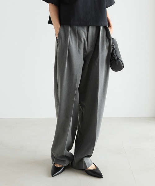 セール】TRストレッチダブルタックパンツ（その他パンツ）｜evernavy