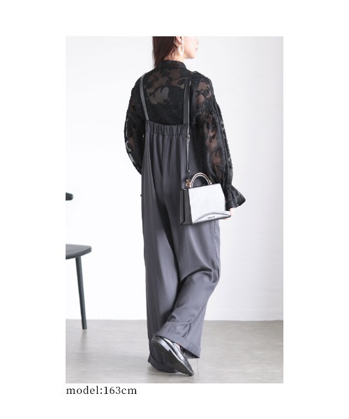 Sawa a la mode（サワアラモード）の「ジャガードフラワーブラウス（シャツ/ブラウス・レディース・アイボリー/ブラック・FREE）」の19枚目の写真