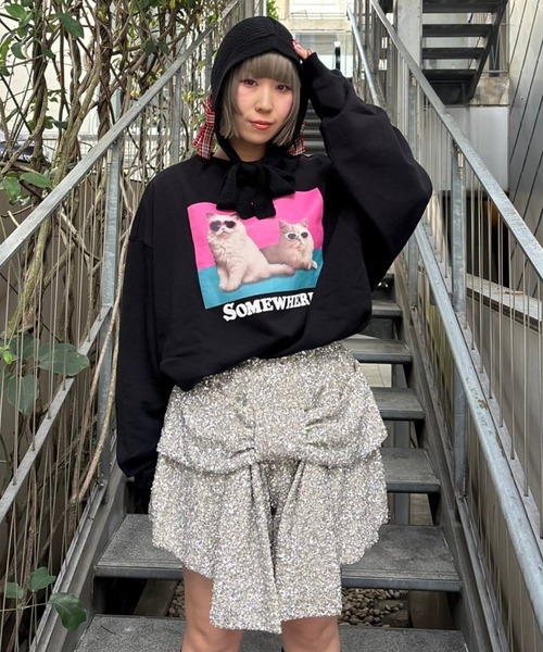 セール】SOMEWHERE SWEAT ワンピース（スウェット）｜Candy Stripper  