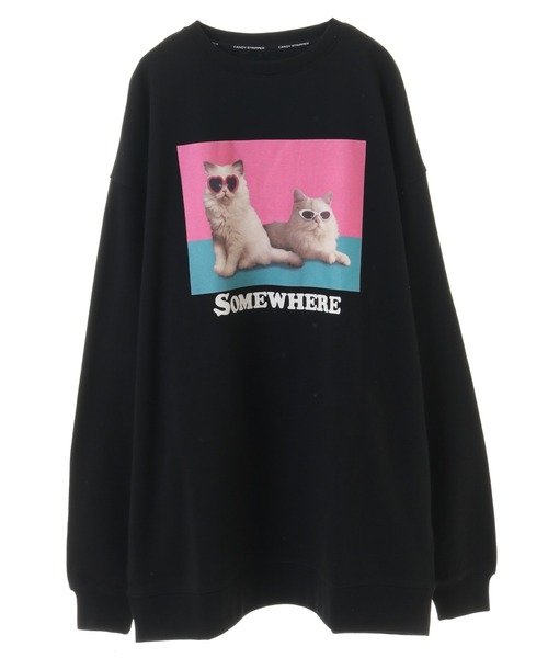 Candy Stripper(キャンディストリッパー)の「SOMEWHERE SWEAT ワンピース(スウェット・レディース・オフホワイト/ヘザーグレー/ブラック/ピンク・2)」の20枚目の写真