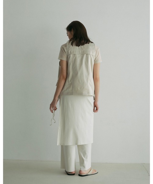 anuke（アンヌーク）の「Satin Pocket Vest（ベスト）」 - WEAR