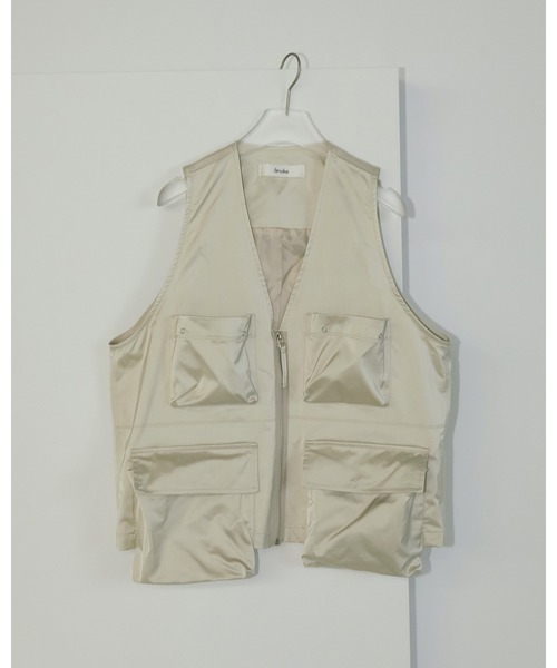 nagonstans(ナゴンスタンス)｜ソフトウォームクロス Pocket vest
