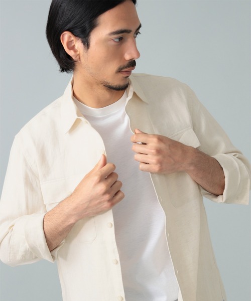 別注】Massimo d'Augusto / TEO リネン シャツジャケット