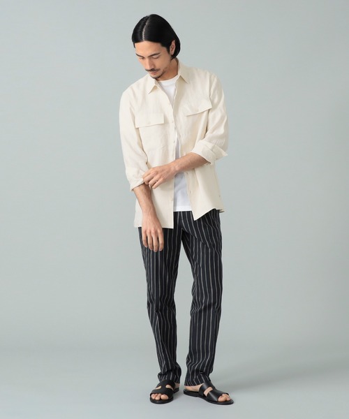 別注】Massimo d'Augusto / TEO リネン シャツジャケット