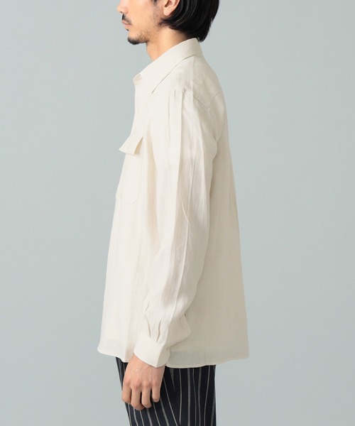 別注】Massimo d'Augusto / TEO リネン シャツジャケット