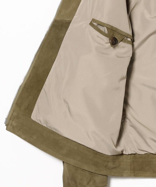 BRILLA per il gusto（ブリッラペルイルグースト）の「【別注】EMMETI / JURI BEAMS3 スエード シングル ライダースジャケット（ブルゾン・メンズ・グリーン系その他4・44/46/48/50/52）」の19枚目の写真