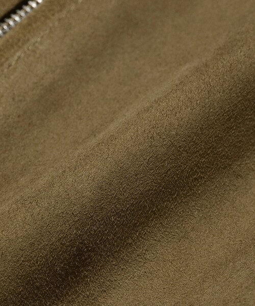 BRILLA per il gusto（ブリッラペルイルグースト）の「【別注】EMMETI / JURI BEAMS3 スエード シングル ライダースジャケット（ブルゾン・メンズ・グリーン系その他4・44/46/48/50/52）」の21枚目の写真