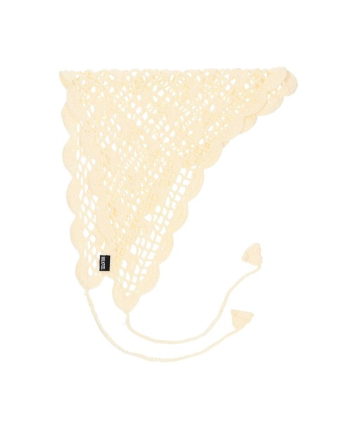 MILKFED.(ミルクフェド)の「KNITTED BABUSHKA(ニットキャップ/ビーニー・レディース・オフホワイト/ブラック/ベージュ・ONE SIZE)」の17枚目の写真