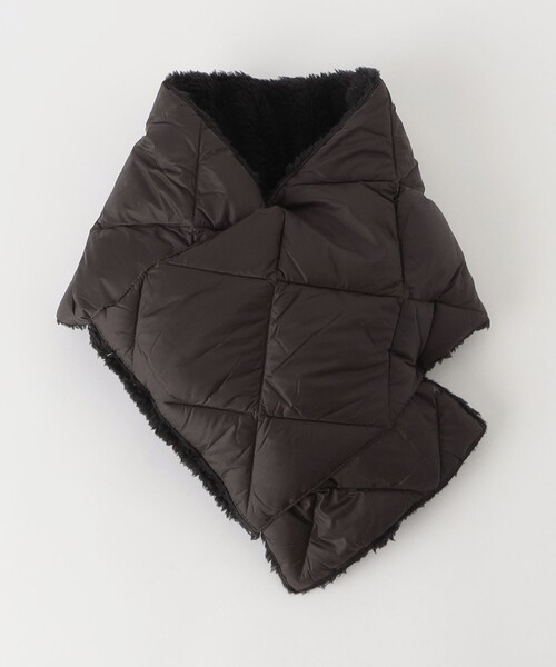 green label relaxing（グリーンレーベルリラクシング）の「＜TAION＞ダウン スカーフ（マフラー・メンズ・ダークブラウン/グレー/ブラック/オリーブ・FREE）」の7枚目の写真