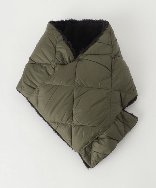 green label relaxing（グリーンレーベルリラクシング）の「＜TAION＞ダウン スカーフ（マフラー・メンズ・ダークブラウン/グレー/ブラック/オリーブ・FREE）」の8枚目の写真