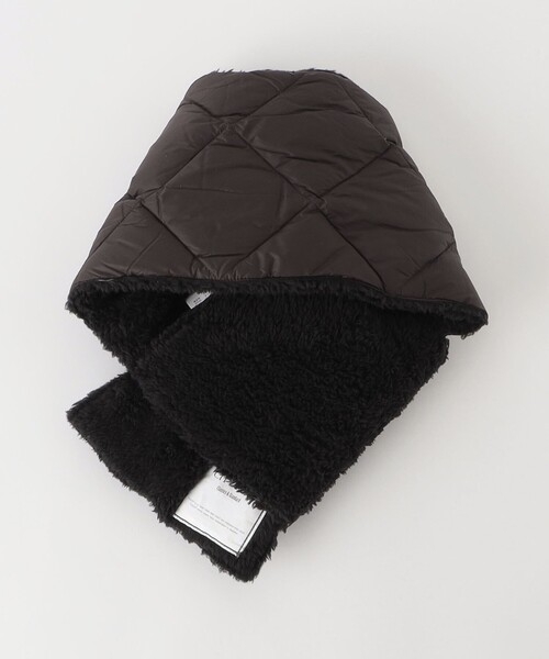 green label relaxing（グリーンレーベルリラクシング）の「＜TAION＞ダウン スカーフ（マフラー・メンズ・ダークブラウン/グレー/ブラック/オリーブ・FREE）」の9枚目の写真