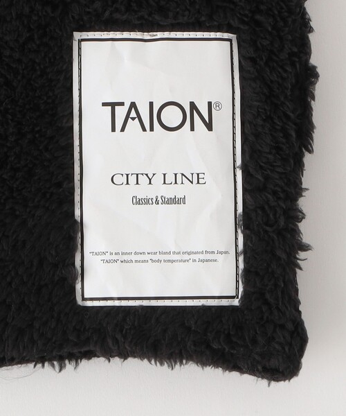 green label relaxing（グリーンレーベルリラクシング）の「＜TAION＞ダウン スカーフ（マフラー・メンズ・ダークブラウン/グレー/ブラック/オリーブ・FREE）」の16枚目の写真