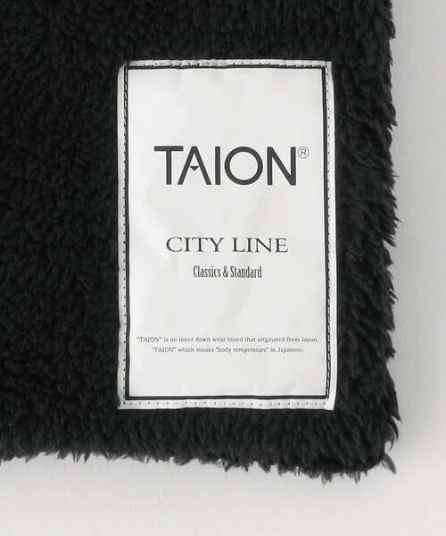 green label relaxing（グリーンレーベルリラクシング）の「＜TAION＞ダウン スカーフ（マフラー・メンズ・ダークブラウン/グレー/ブラック/オリーブ・FREE）」の19枚目の写真