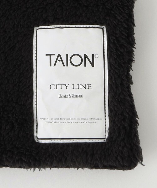 green label relaxing（グリーンレーベルリラクシング）の「＜TAION＞ダウン スカーフ（マフラー・メンズ・ダークブラウン/グレー/ブラック/オリーブ・FREE）」の22枚目の写真
