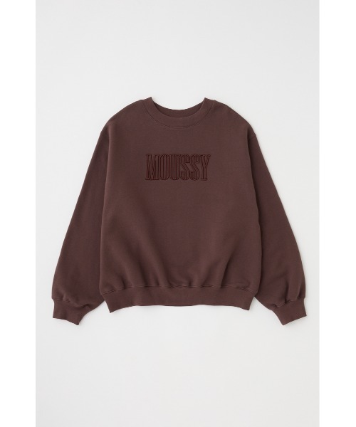 MOUSSY(マウジー)の「【ZOZO・一部店舗限定】MOUSSY EMBROIDERY プルオーバー(スウェット・レディース・アイボリー/ライトブルー/ブラウン/ライトブラック・FREE)」の18枚目の写真