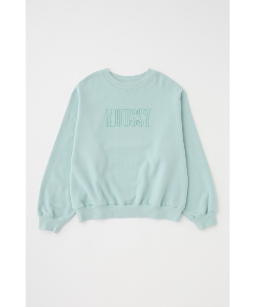MOUSSY(マウジー)の「【ZOZO・一部店舗限定】MOUSSY EMBROIDERY プルオーバー(スウェット・レディース・アイボリー/ライトブルー/ブラウン/ライトブラック・FREE)」の16枚目の写真