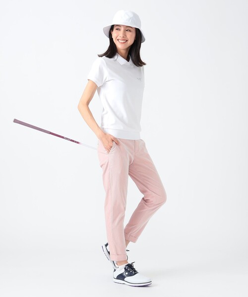 ポロシャツ ポロ PURPLE LABEL / マイクロパイル 襟付き プルオーバー レディース セール】PURPLE LABEL / マイクロパイル 襟付き プルオーバー