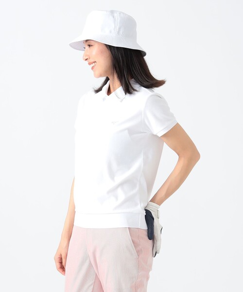 ポロシャツ ポロ PURPLE LABEL / マイクロパイル 襟付き プルオーバー レディース セール】PURPLE LABEL / マイクロパイル 襟付き プルオーバー