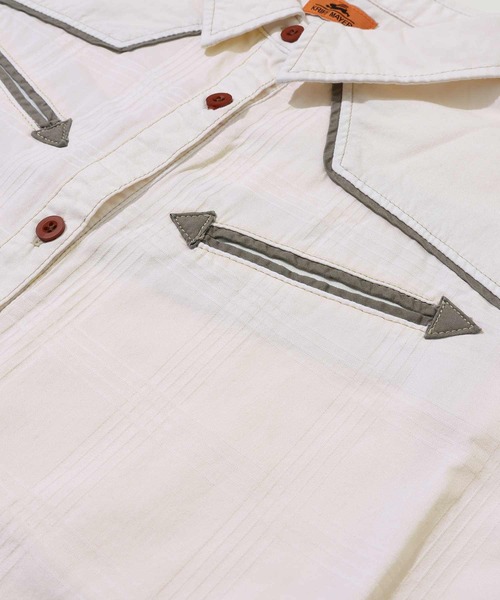 KRIFF MAYER Lady's Collection（クリフメイヤーレディースコレクション）の「ウエスタンシャツチュニック（シャツ/ブラウス・レディース・ライトピンク/ネイビー/ベージュ/ナチュラル・LARGE/MEDIUM）」の17枚目の写真