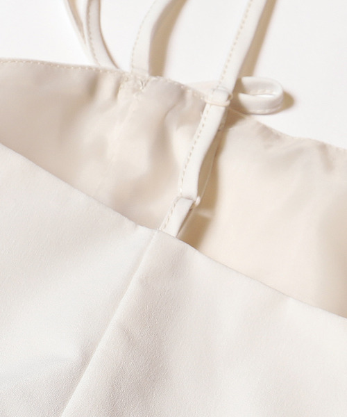 coca(coca)(コカ)の「リボンキャミチュニック(ドレス・レディース・アイボリー/ブラック・L/M)」の16枚目の写真