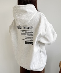 【nanachi】2020AW   ロング フーディ パーカー ホワイト WORLD ONLINE STORE SELECT｜ワールドオンラインストアセレクトの