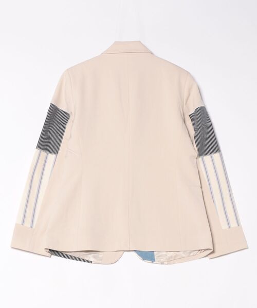 PATCH パッチワークストライプ テーラードジャケット