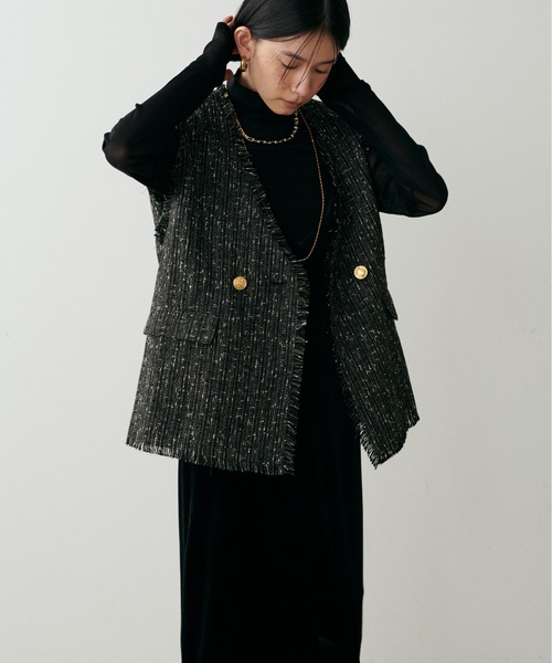 【セール】【LARUTA】ベロアキャミワンピース（ワンピース）｜LARUTA（ラルータ）