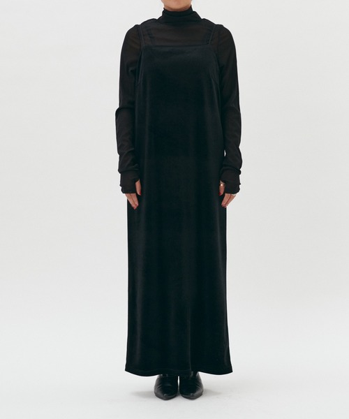 【セール】【LARUTA】ベロアキャミワンピース（ワンピース）｜LARUTA（ラルータ）