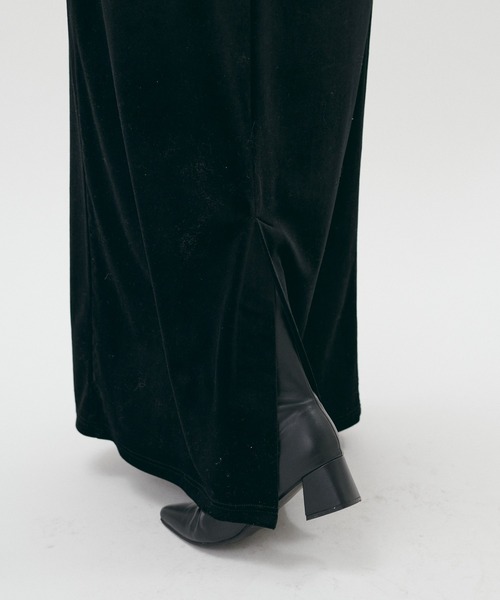 【セール】【LARUTA】ベロアキャミワンピース（ワンピース）｜LARUTA（ラルータ）