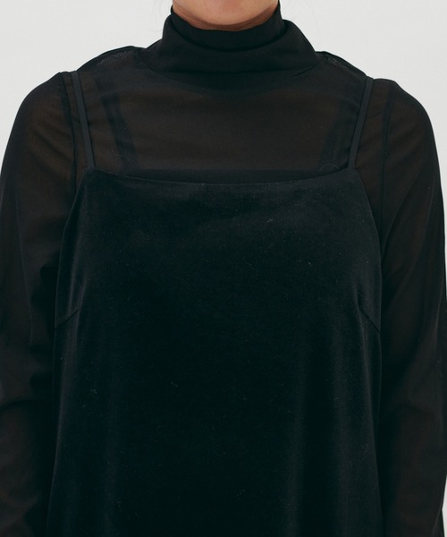 【セール】【LARUTA】ベロアキャミワンピース（ワンピース）｜LARUTA（ラルータ）