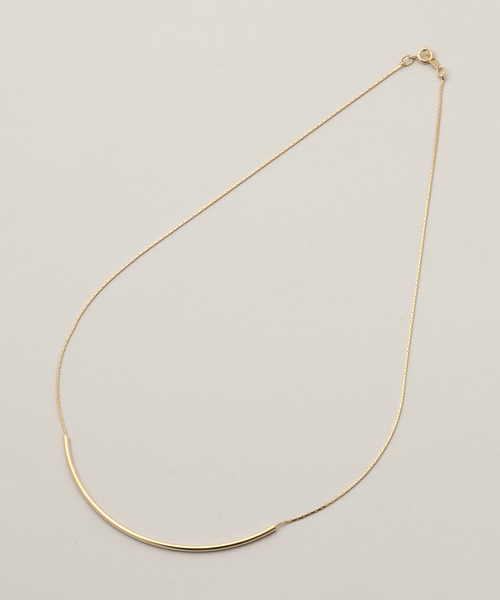 SLOBE IENA(スローブイエナ)の「SLOBE カーブネックレス(ネックレス・レディース・ゴールド・FREE)」の6枚目の写真