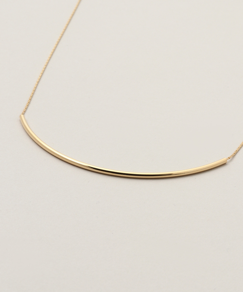 SLOBE IENA(スローブイエナ)の「SLOBE カーブネックレス(ネックレス・レディース・ゴールド・FREE)」の3枚目の写真
