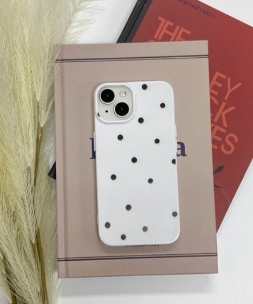 セール】ドット柄 耐衝撃 TPU素材 / スマホカバー iPhoneケース ( 13