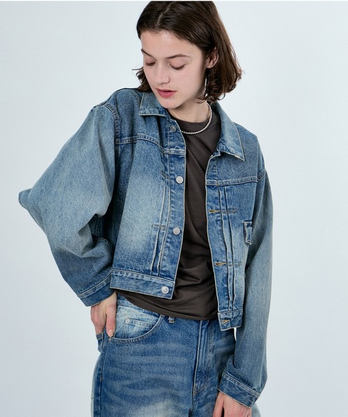 KURASHI&Trips publishing デニムジャケット M GZ-GJRG-0509 Jean Jacket -Raglan- L.ID - 倉敷美観地区デニム