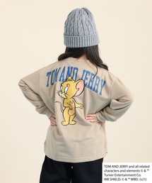 FUNALIVE（ファンアライブ）の「TOM & JERRY  バックプリントオーバートレーナー KIDS（スウェット・キッズ）」