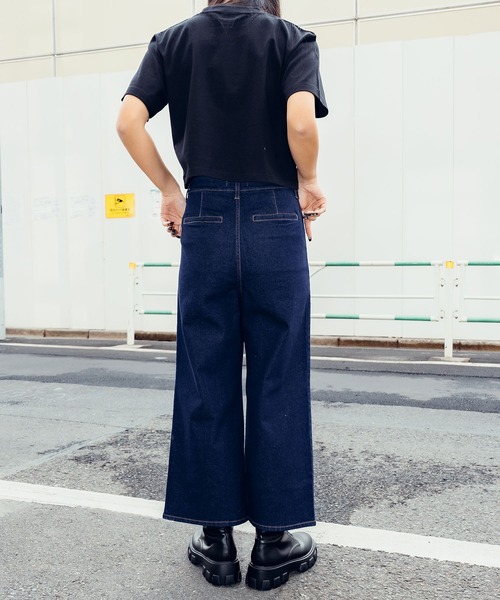 【店舗購入品】Highwaist ribbon pants Sサイズ THE SHINZONE HIGH WAIST CHINO PT (N) 20SMSPA58（チノパンツ