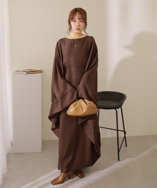 dolman sleeve long dress /ドルマンスリーブ ロングワンピース